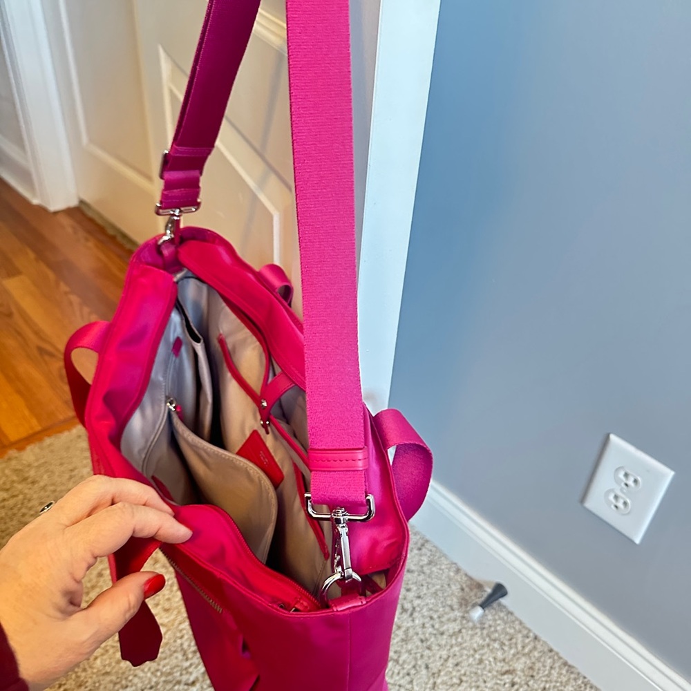 Tumi Women's Fuchsia Tote Bag - Picture 6 of 7